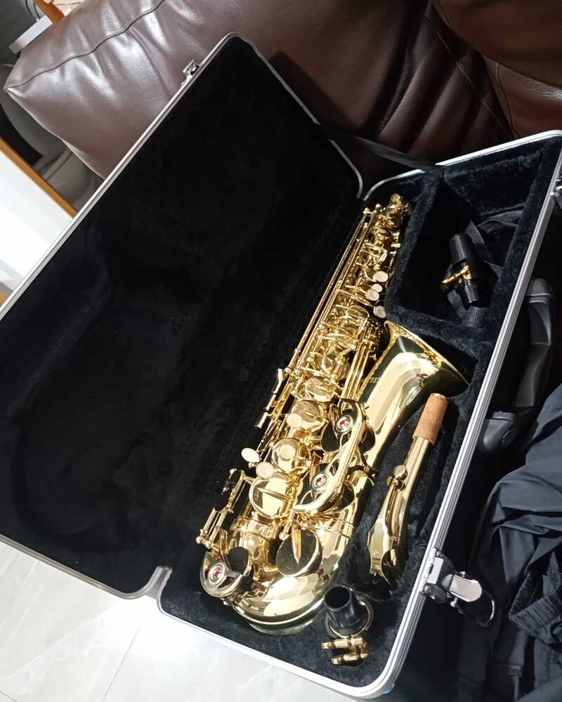 Saxofón alto usado
